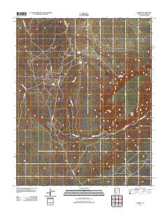 Kaibito Arizona Historical topographic map, 1:24000 scale, 7.5 X 7.5 Minute, Year 2011