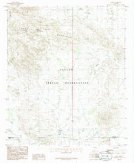 Kaka Arizona Historical topographic map, 1:24000 scale, 7.5 X 7.5 Minute, Year 1986