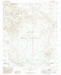 Kaka Arizona Historical topographic map, 1:24000 scale, 7.5 X 7.5 Minute, Year 1986
