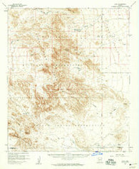 Kaka Arizona Historical topographic map, 1:62500 scale, 15 X 15 Minute, Year 1958