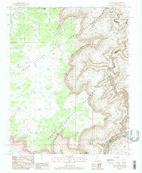 Kanab Point Arizona Historical topographic map, 1:24000 scale, 7.5 X 7.5 Minute, Year 1988