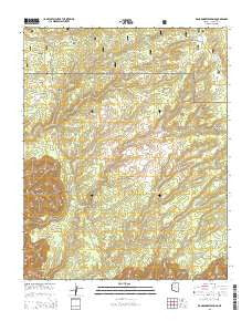 Kanabownits Spring Arizona Current topographic map, 1:24000 scale, 7.5 X 7.5 Minute, Year 2014