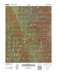 Kane Ranch Arizona Historical topographic map, 1:24000 scale, 7.5 X 7.5 Minute, Year 2012