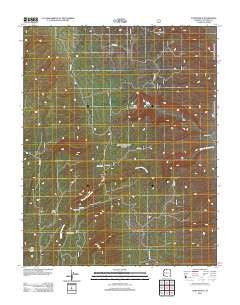 Kane Ranch Arizona Historical topographic map, 1:24000 scale, 7.5 X 7.5 Minute, Year 2012