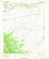 Kayenta East Arizona Historical topographic map, 1:24000 scale, 7.5 X 7.5 Minute, Year 1968