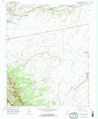 Kayenta East Arizona Historical topographic map, 1:24000 scale, 7.5 X 7.5 Minute, Year 1968
