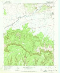 Kayenta West Arizona Historical topographic map, 1:24000 scale, 7.5 X 7.5 Minute, Year 1968