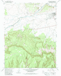 Kayenta West Arizona Historical topographic map, 1:24000 scale, 7.5 X 7.5 Minute, Year 1968