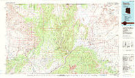 Kayenta Arizona Historical topographic map, 1:100000 scale, 30 X 60 Minute, Year 1984