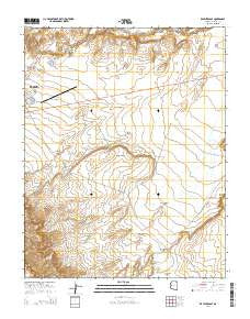 Kayenta East Arizona Current topographic map, 1:24000 scale, 7.5 X 7.5 Minute, Year 2014