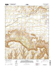 Kayenta West Arizona Current topographic map, 1:24000 scale, 7.5 X 7.5 Minute, Year 2014