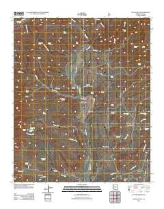 Kayler Butte Arizona Historical topographic map, 1:24000 scale, 7.5 X 7.5 Minute, Year 2011