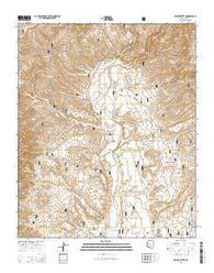 Kayler Butte Arizona Current topographic map, 1:24000 scale, 7.5 X 7.5 Minute, Year 2014