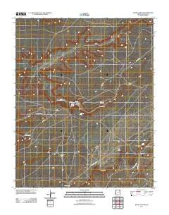 Keams Canyon Arizona Historical topographic map, 1:24000 scale, 7.5 X 7.5 Minute, Year 2011
