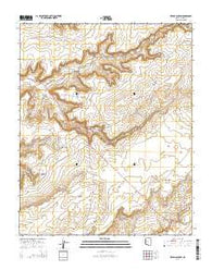 Keams Canyon Arizona Current topographic map, 1:24000 scale, 7.5 X 7.5 Minute, Year 2014
