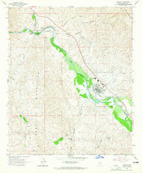 Kearny Arizona Historical topographic map, 1:24000 scale, 7.5 X 7.5 Minute, Year 1964