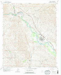 Kearny Arizona Historical topographic map, 1:24000 scale, 7.5 X 7.5 Minute, Year 1964