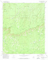 Kehl Ridge Arizona Historical topographic map, 1:24000 scale, 7.5 X 7.5 Minute, Year 1972