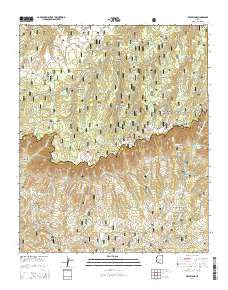 Kehl Ridge Arizona Current topographic map, 1:24000 scale, 7.5 X 7.5 Minute, Year 2014