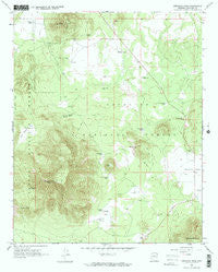 Kendrick Peak Arizona Historical topographic map, 1:24000 scale, 7.5 X 7.5 Minute, Year 1966