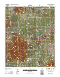 Kendrick Peak Arizona Historical topographic map, 1:24000 scale, 7.5 X 7.5 Minute, Year 2012