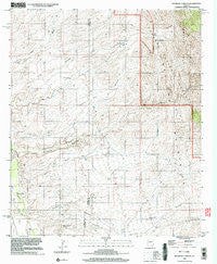 Kielberg Canyon Arizona Historical topographic map, 1:24000 scale, 7.5 X 7.5 Minute, Year 1996