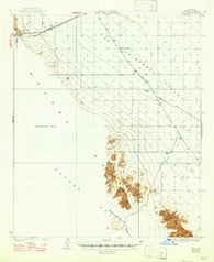 Kim Arizona Historical topographic map, 1:62500 scale, 15 X 15 Minute, Year 1931
