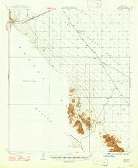 Kim Arizona Historical topographic map, 1:62500 scale, 15 X 15 Minute, Year 1931