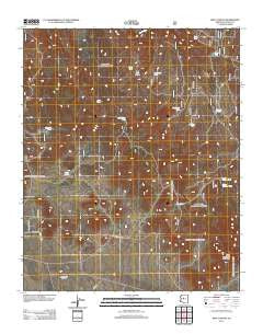 King Canyon Arizona Historical topographic map, 1:24000 scale, 7.5 X 7.5 Minute, Year 2012