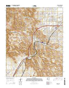 Kingman Arizona Current topographic map, 1:24000 scale, 7.5 X 7.5 Minute, Year 2014