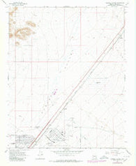Kingman Airport Arizona Historical topographic map, 1:24000 scale, 7.5 X 7.5 Minute, Year 1968