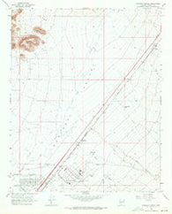 Kingman Airport Arizona Historical topographic map, 1:24000 scale, 7.5 X 7.5 Minute, Year 1968