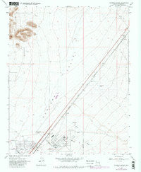 Kingman Airport Arizona Historical topographic map, 1:24000 scale, 7.5 X 7.5 Minute, Year 1968