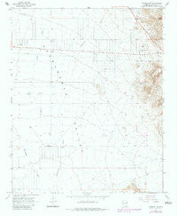 Kingman NW Arizona Historical topographic map, 1:24000 scale, 7.5 X 7.5 Minute, Year 1967