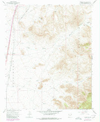 Kingman SE Arizona Historical topographic map, 1:24000 scale, 7.5 X 7.5 Minute, Year 1967