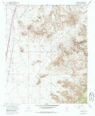 Kingman SE Arizona Historical topographic map, 1:24000 scale, 7.5 X 7.5 Minute, Year 1967