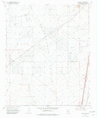 Kingman SW Arizona Historical topographic map, 1:24000 scale, 7.5 X 7.5 Minute, Year 1967