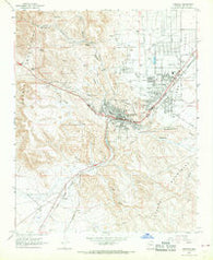 Kingman Arizona Historical topographic map, 1:24000 scale, 7.5 X 7.5 Minute, Year 1967