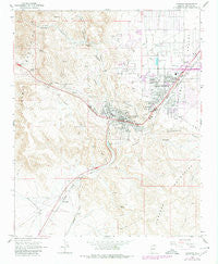 Kingman Arizona Historical topographic map, 1:24000 scale, 7.5 X 7.5 Minute, Year 1967