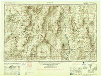 Kingman Arizona Historical topographic map, 1:250000 scale, 1 X 2 Degree, Year 1955