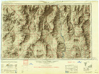 Kingman Arizona Historical topographic map, 1:250000 scale, 1 X 2 Degree, Year 1948