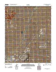 Kingman Airport Arizona Historical topographic map, 1:24000 scale, 7.5 X 7.5 Minute, Year 2011