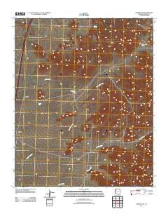 Kingman SE Arizona Historical topographic map, 1:24000 scale, 7.5 X 7.5 Minute, Year 2011