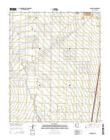 Kingman SW Arizona Current topographic map, 1:24000 scale, 7.5 X 7.5 Minute, Year 2014