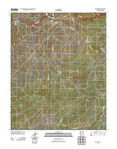 Kinlichee Arizona Historical topographic map, 1:24000 scale, 7.5 X 7.5 Minute, Year 2011