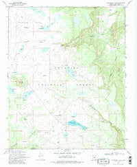 Kinnikinick Lake Arizona Historical topographic map, 1:24000 scale, 7.5 X 7.5 Minute, Year 1970