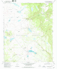 Kinnikinick Lake Arizona Historical topographic map, 1:24000 scale, 7.5 X 7.5 Minute, Year 1970