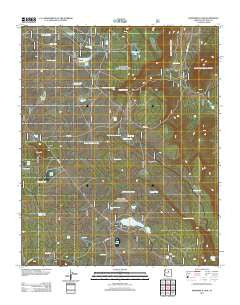 Kinnikinick Lake Arizona Historical topographic map, 1:24000 scale, 7.5 X 7.5 Minute, Year 2011