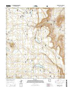 Kinnikinick Lake Arizona Current topographic map, 1:24000 scale, 7.5 X 7.5 Minute, Year 2014
