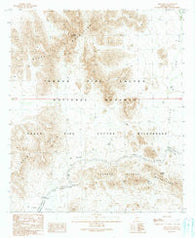 Kino Peak Arizona Historical topographic map, 1:24000 scale, 7.5 X 7.5 Minute, Year 1990